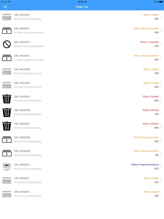 Zrzuty ekranu Keeate Manager iPad 