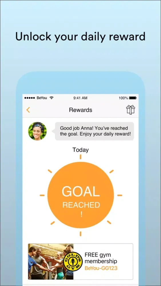 ภาพหน้าจอของ BeYou: Recipes & Workout plans