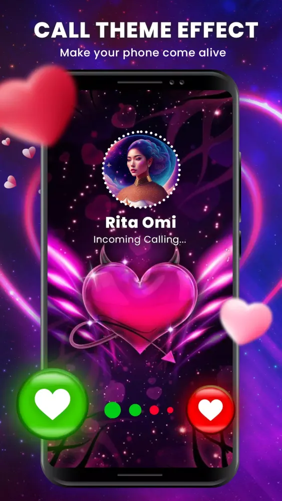 Tangkapan layar Color Phone: Nice Call Screen