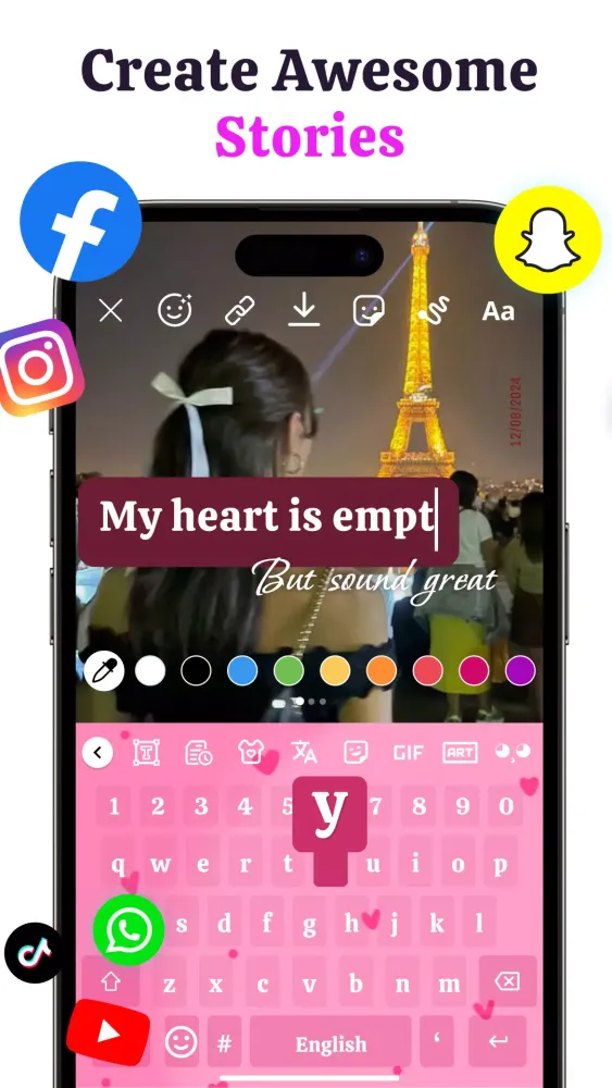 Fonts Keyboard: Emoji & Fonts应用截图
