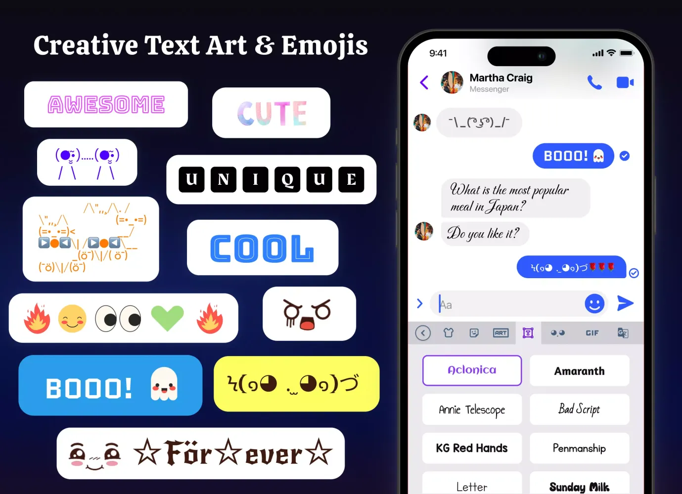 Fonts Keyboard: Emoji & Fonts应用截图