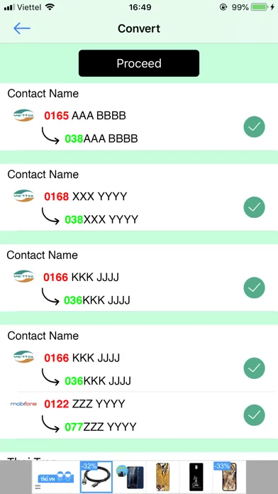 Handy Contact Book Ekran Görüntüleri