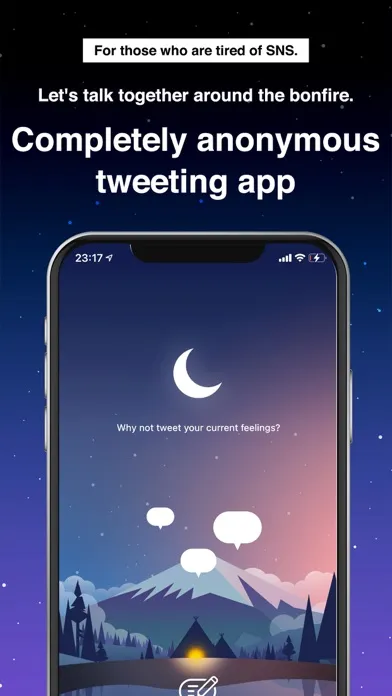 Screenshot di Bonfire: Tweet Diary