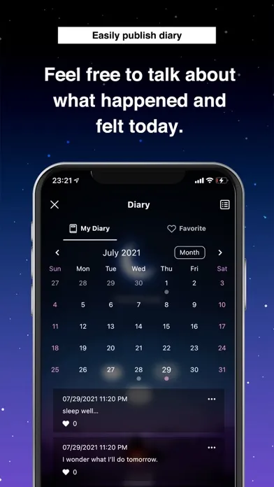 Screenshot di Bonfire: Tweet Diary