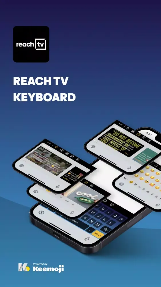 Zrzuty ekranu ReachTV Keyboard