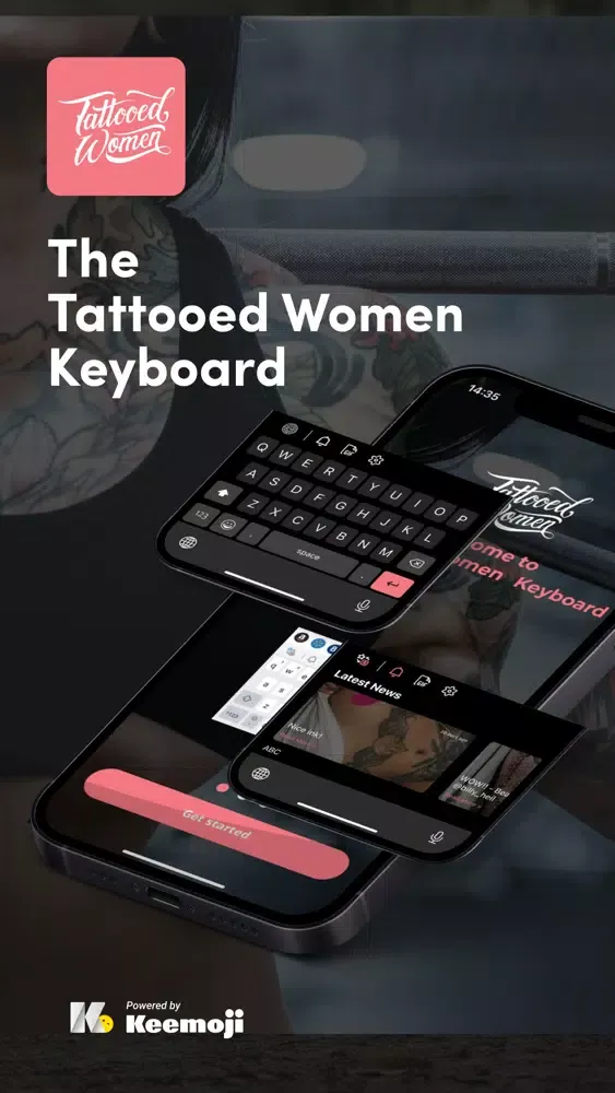 Tattooed Women Keyboard应用截图