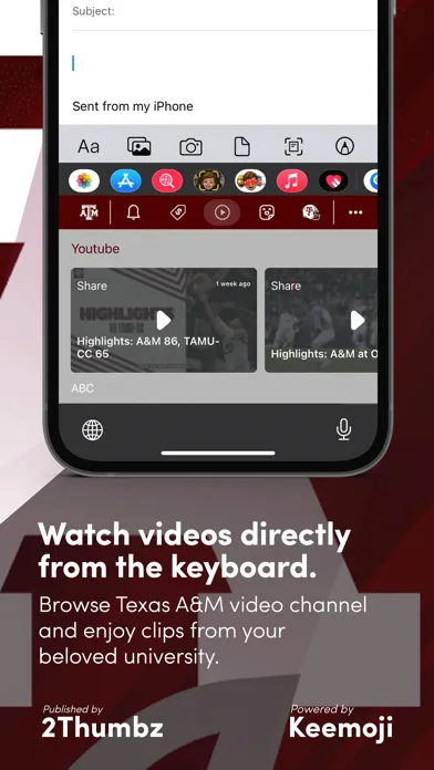 Texas A&M Official Keyboard应用截图