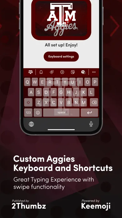 Texas A&M Official Keyboard应用截图