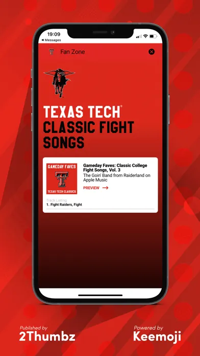 Capturas de tela do Texas Tech Official Keyboard