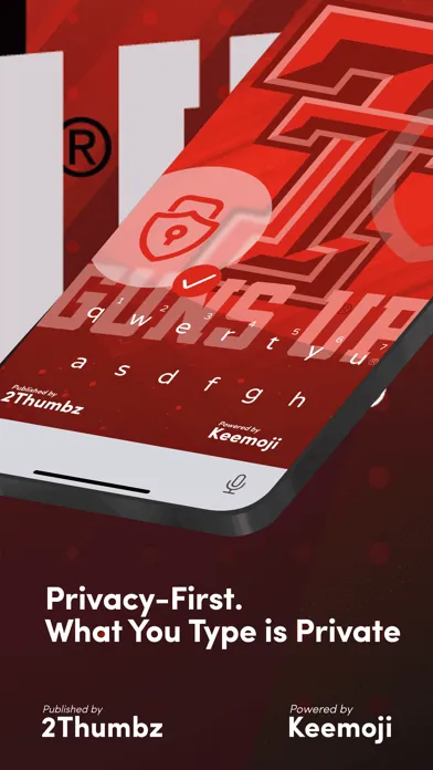 Capturas de tela do Texas Tech Official Keyboard