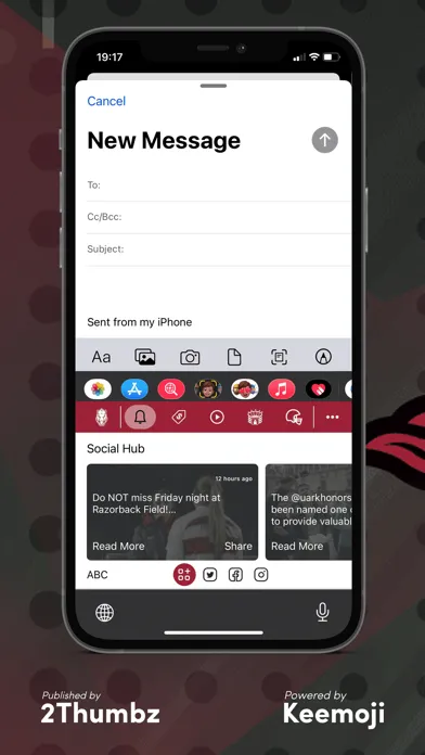 Captures d'écran de Arkansas Official Keyboard