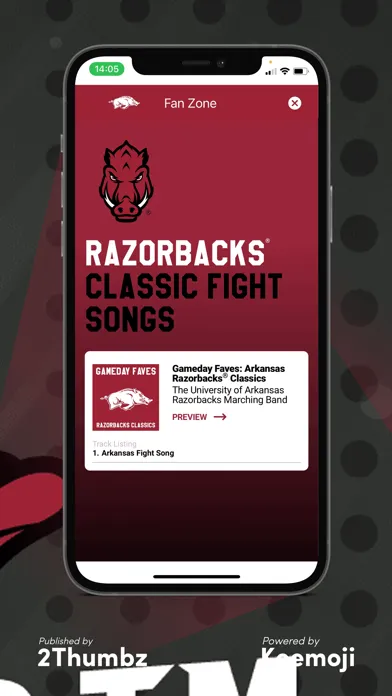 Captures d'écran de Arkansas Official Keyboard