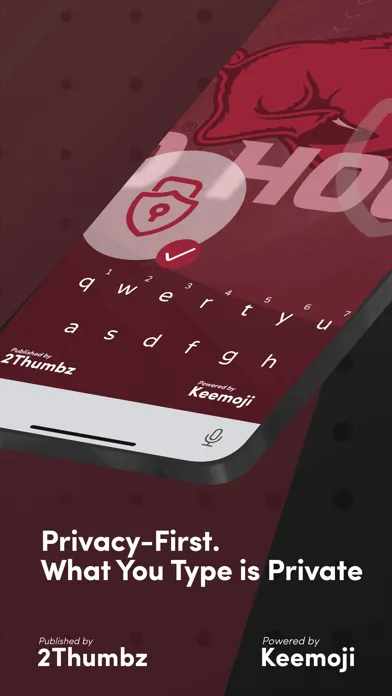 Captures d'écran de Arkansas Official Keyboard