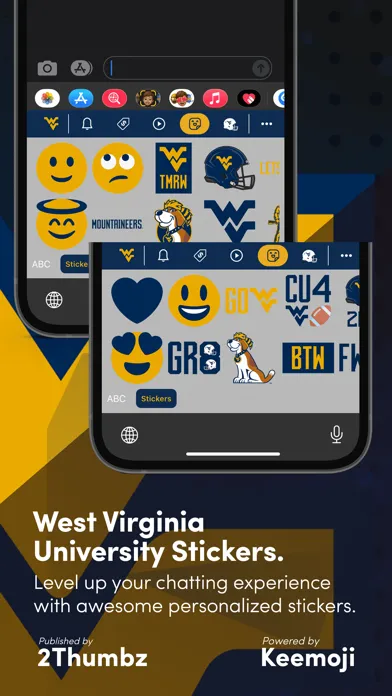 Capturas de tela do WVU Official Keyboard