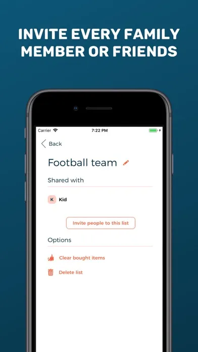 Shared Grocery List - BiteMeal应用截图