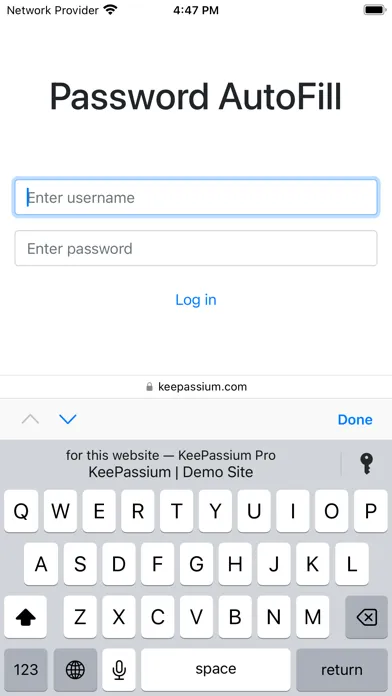 KeePassium (KeePass passwords) स्क्रीनशॉट