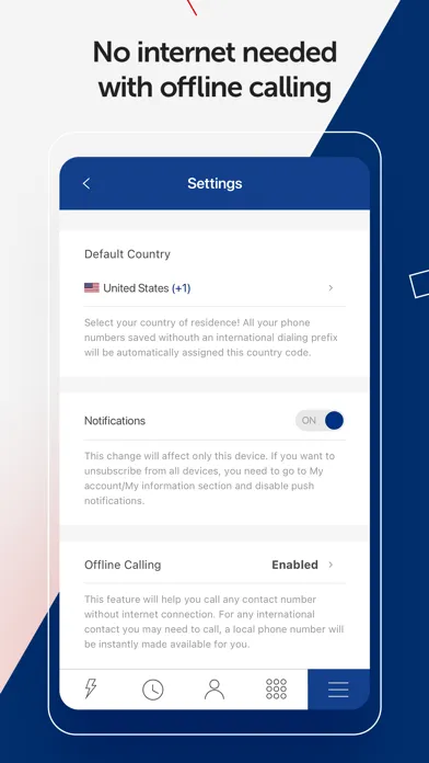 Zrzuty ekranu KeepCalling International