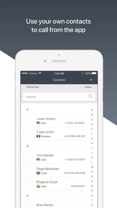 Capturas de pantalla de PhoneClub – Best Calling Rates