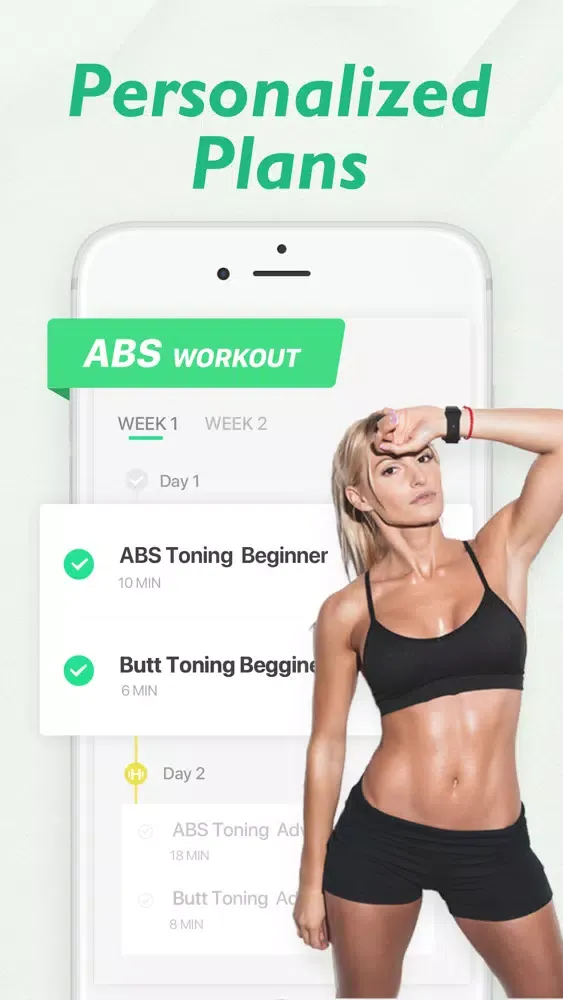 KeepFit – Abs & Butt Fitness স্ক্রিনশট