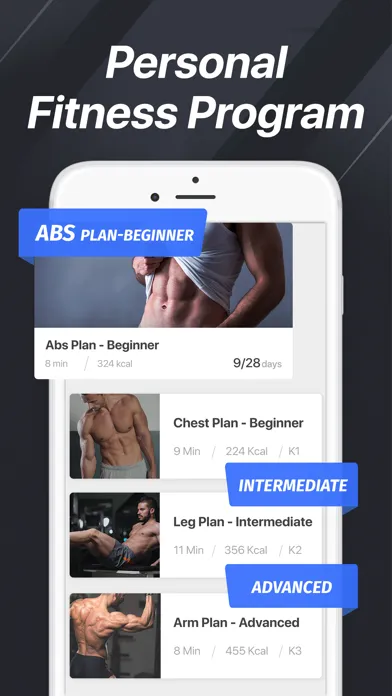Zrzuty ekranu KeepFitMen - Get 6 Pack Abs