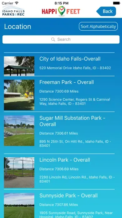 Captures d'écran de HAPPiFEET-Idaho Falls