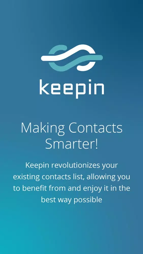ภาพหน้าจอของ Keepin-Making Contacts Smarter
