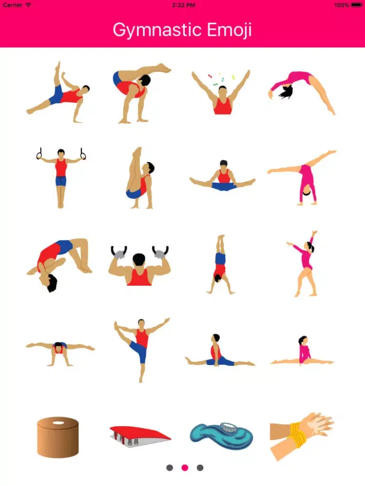 Screenshot di Gymoji's iPad 