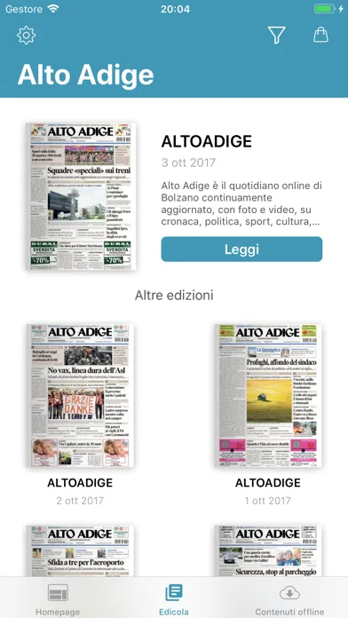 Alto Adige quotidiano स्क्रीनशॉट