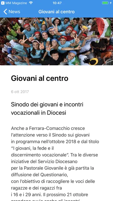 Captures d'écran de La Voce di Ferrara-Comacchio
