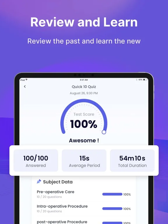 Capturas de tela do AST CST Exam Prep 2024 iPad 