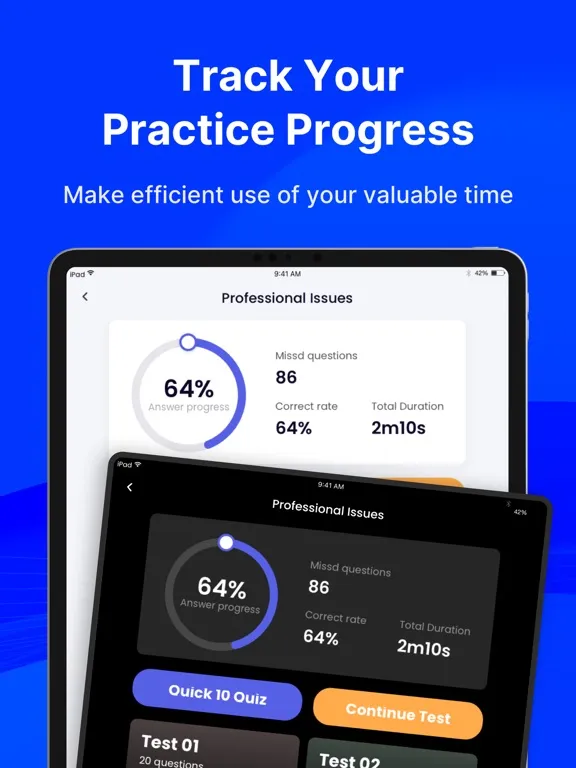Tangkapan layar CEN Exam Prep 2024 iPad 