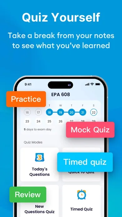 Capturas de pantalla de EPA 608 Exam Prep 2024