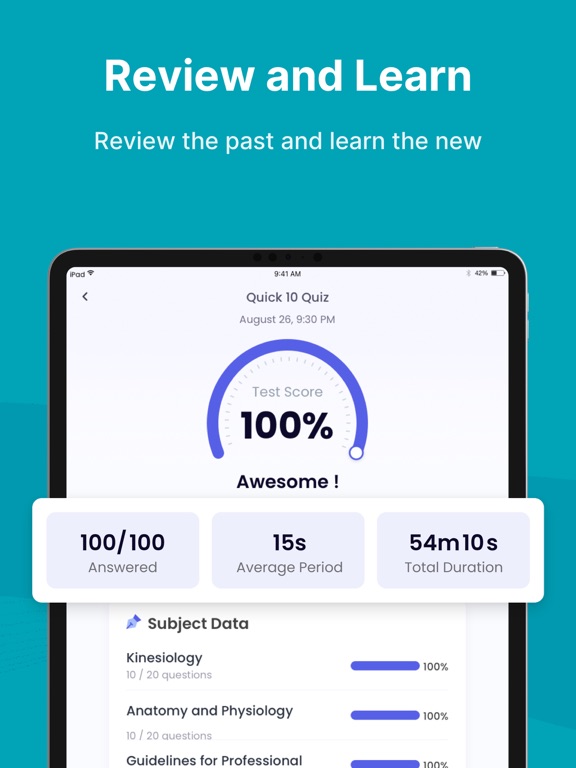 Capturas de tela do MBLEx Exam Prep 2024 iPad 