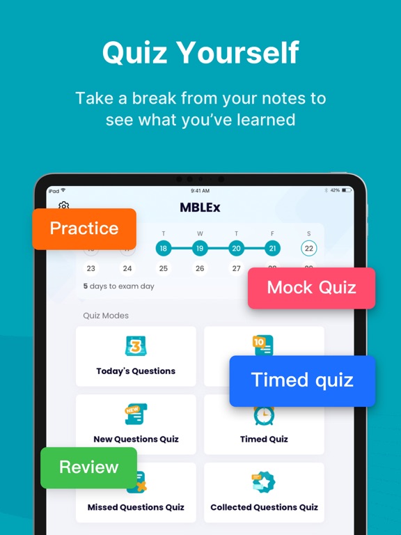 Capturas de tela do MBLEx Exam Prep 2024 iPad 