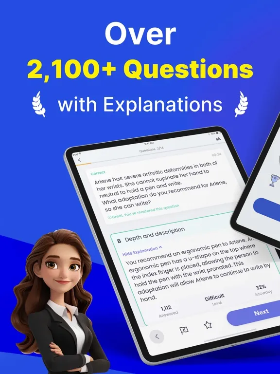صور NBCOT Exam Prep 2024 iPad 