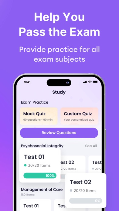 Tangkapan layar NCLEX® Exam Prep 2024