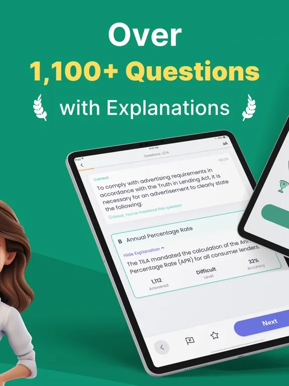 Real Estate Exam Prep 2025 Q&A iPad 应用截图