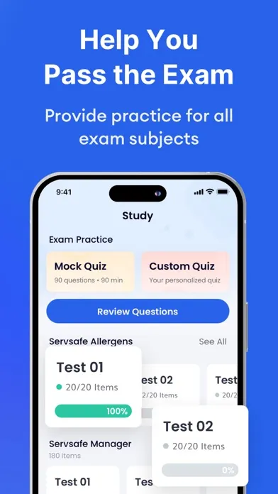 ServSafe Exam Prep 2024應用截圖