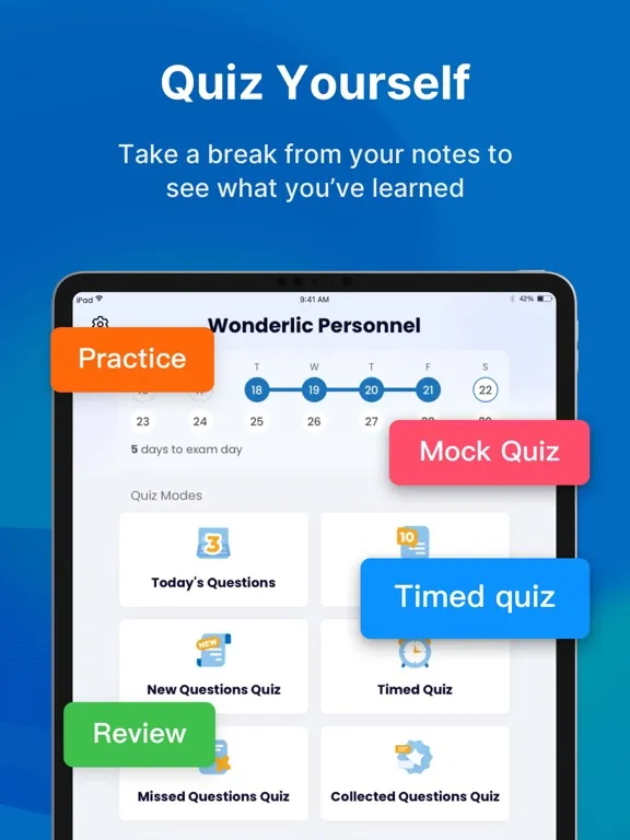 ภาพหน้าจอของ Wonderlic Test Prep 2024 iPad 