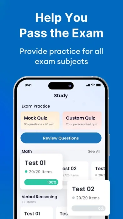 ภาพหน้าจอของ Wonderlic Test Prep 2024