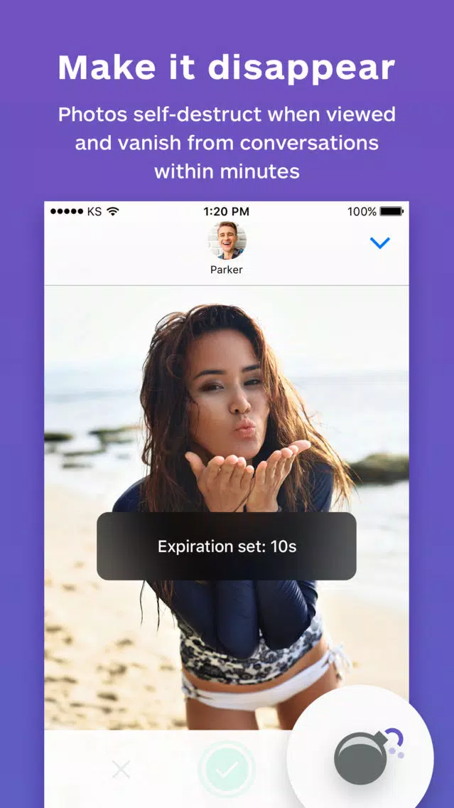 Blur - Share disappearing private photos应用截图