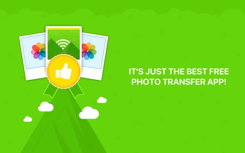 Capturas de tela do Photo Transfer Wi-Fi