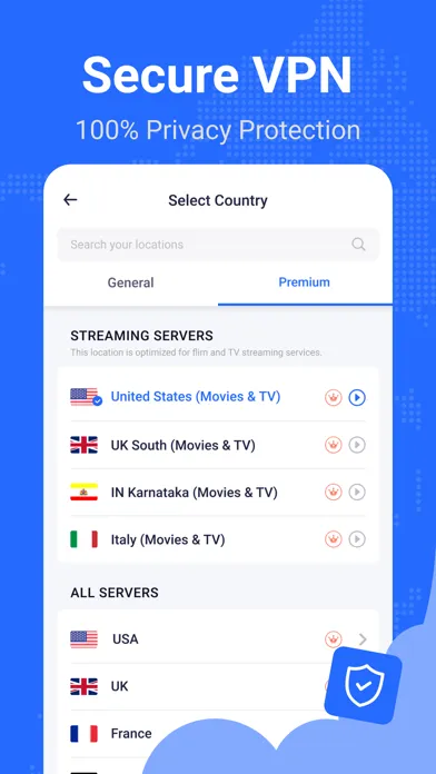Скриншоты Alpha VPN - Secure & Unlimited