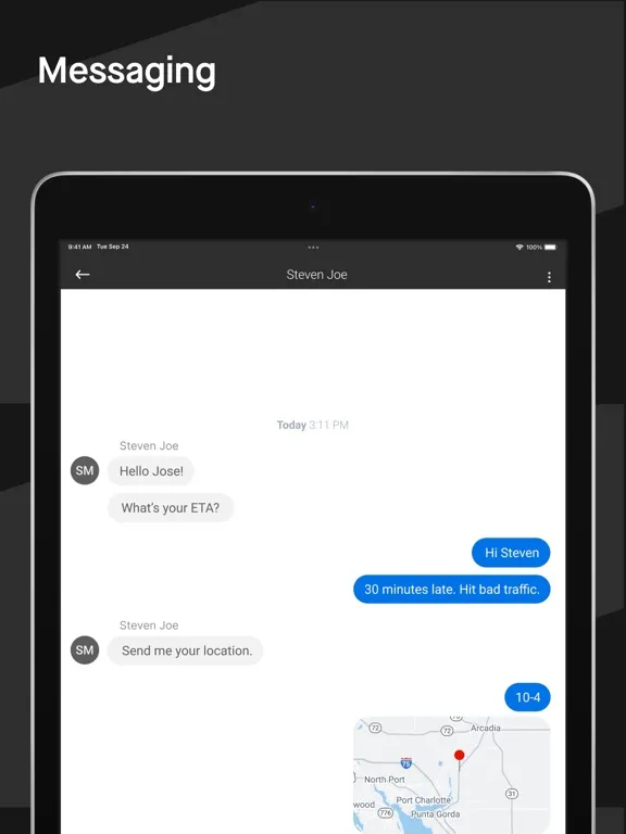 Screenshot di Motive Driver iPad 