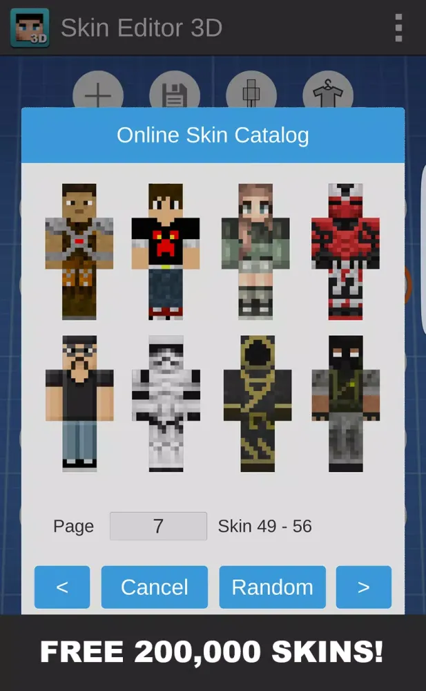 Skin Editor 3D Screenshots