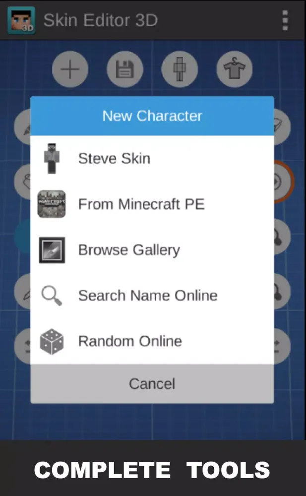Skin Editor 3D Screenshots