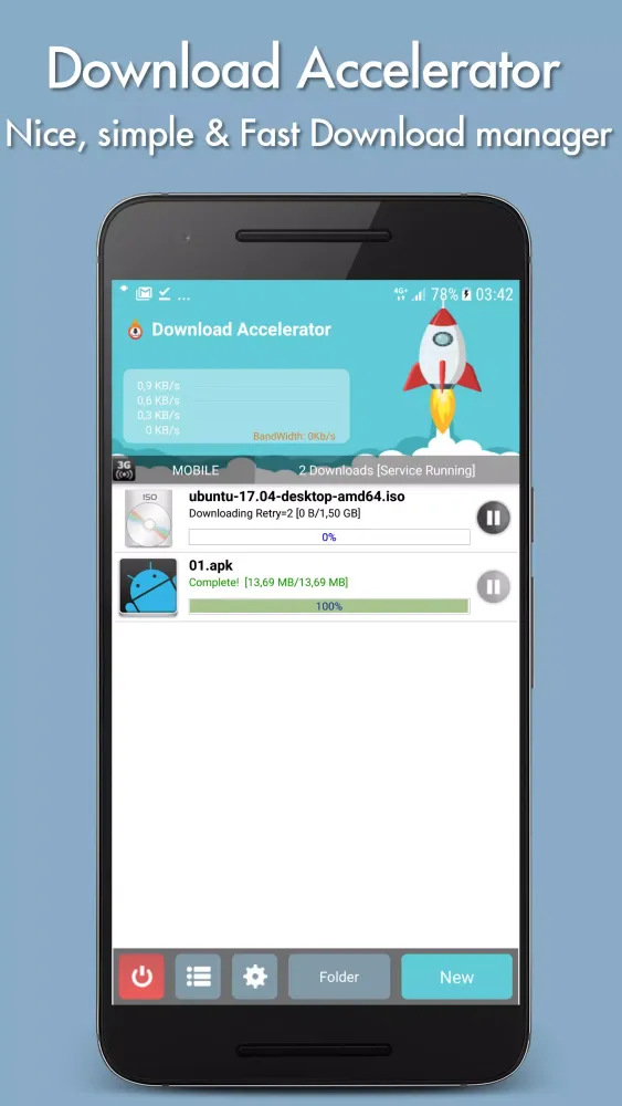 Tangkapan layar Download Accelerator