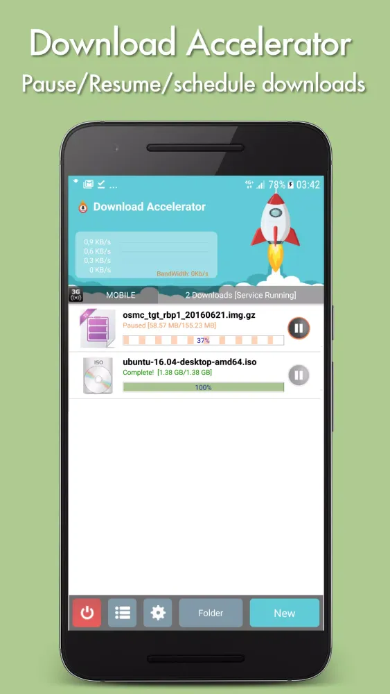 Tangkapan layar Download Accelerator
