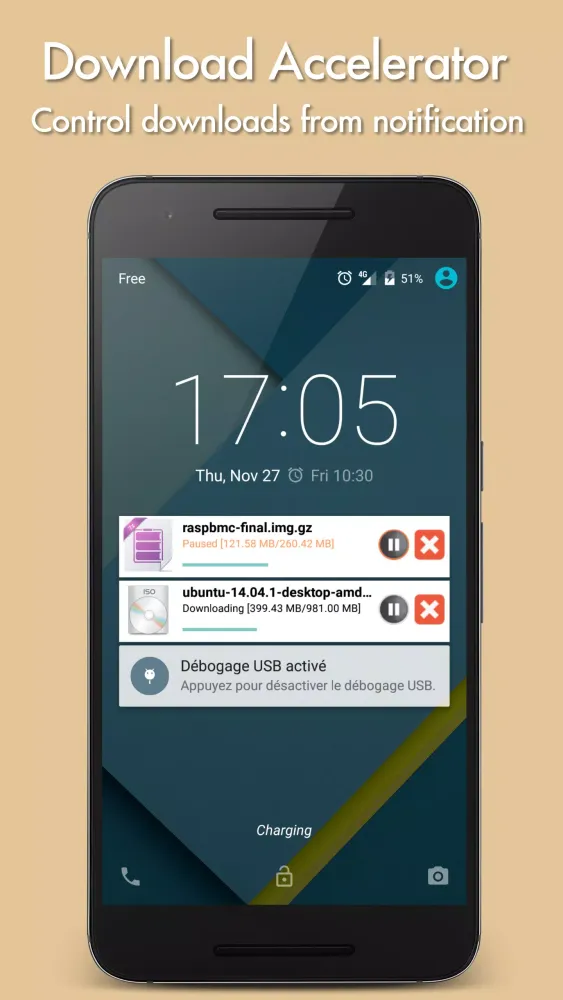 Tangkapan layar Download Accelerator