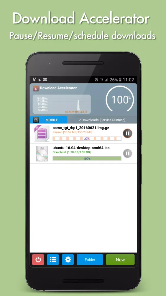 Tangkapan layar Download Accelerator